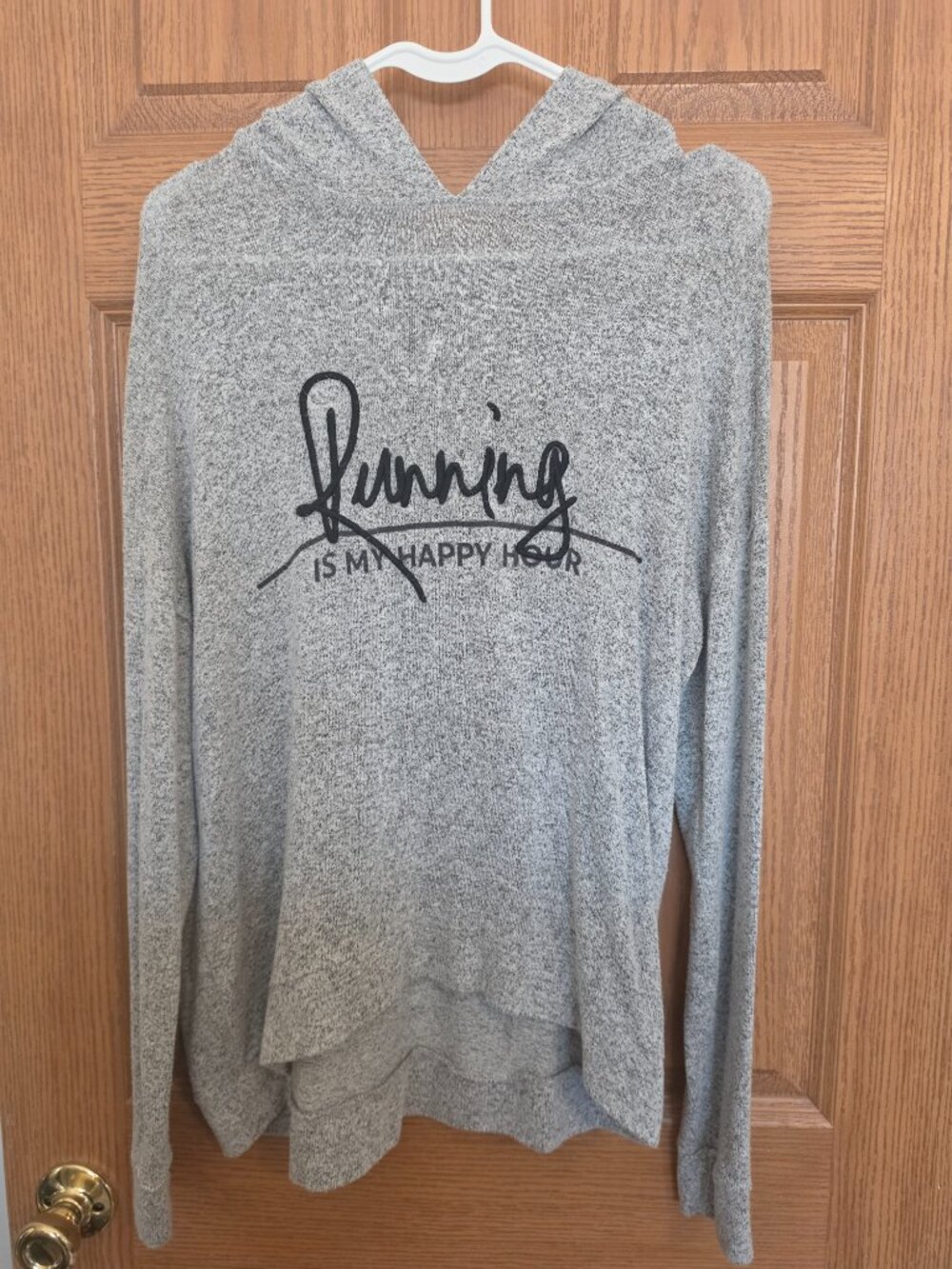 Running is my happy place hoodie